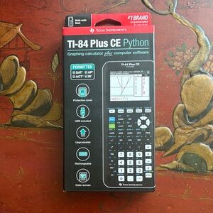 Texas Instruments TI-84 Plus CE Python Graphing Calculator - Black and White